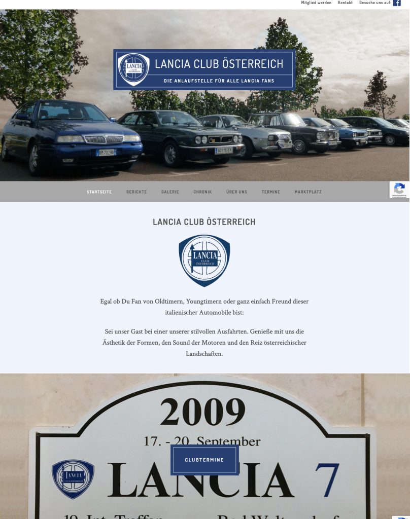 Lanciaclub Österreich Website